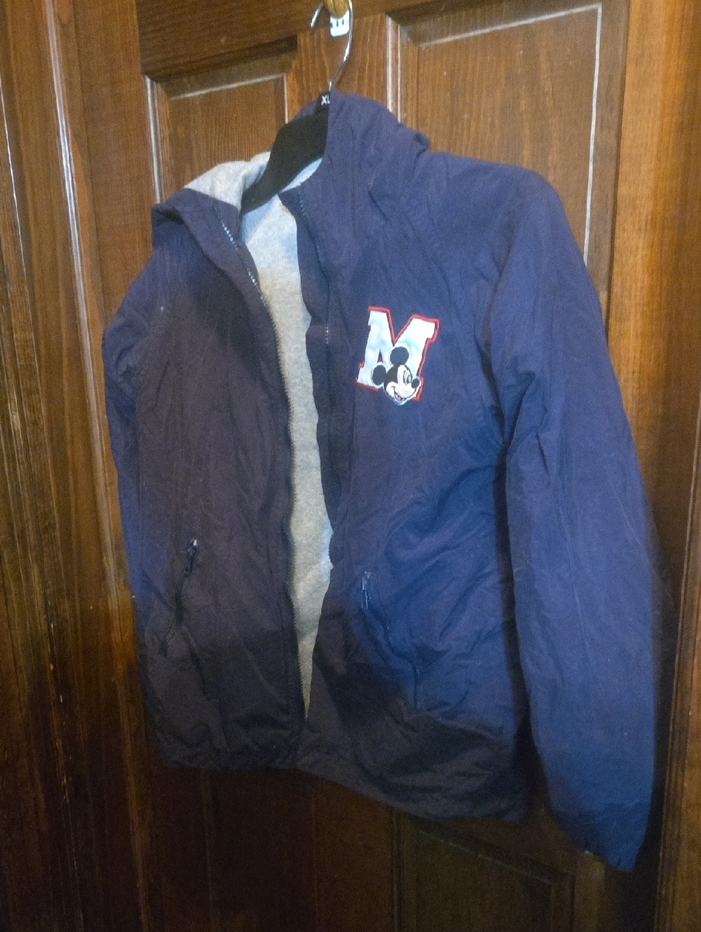Disney  Navy Mickey Mouse Hooded Jacket